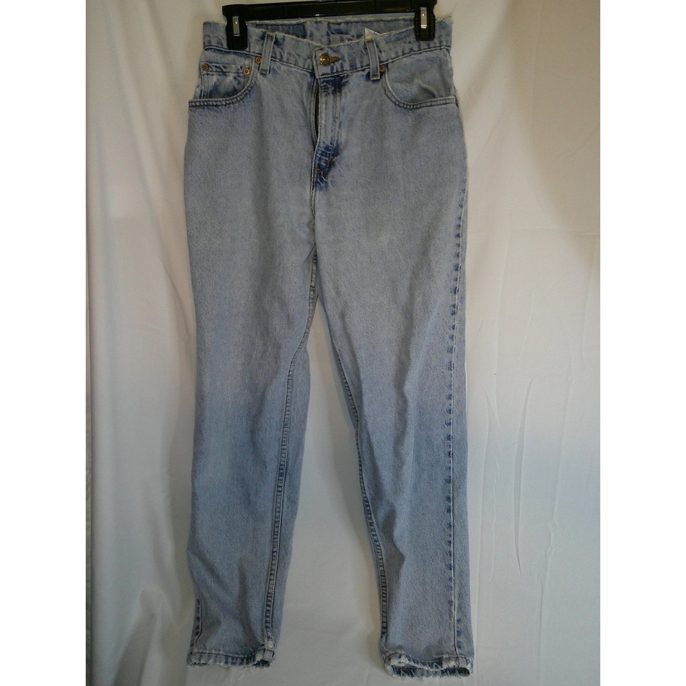 Vintage '94 Distressed Levis‎ 551 Relaxed Fit Tapered Leg Jeans Women's Size 8